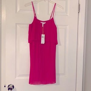 NWT BCBGeneration Barbie pink tiered dress